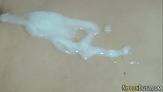 Japanese twink gets fuck